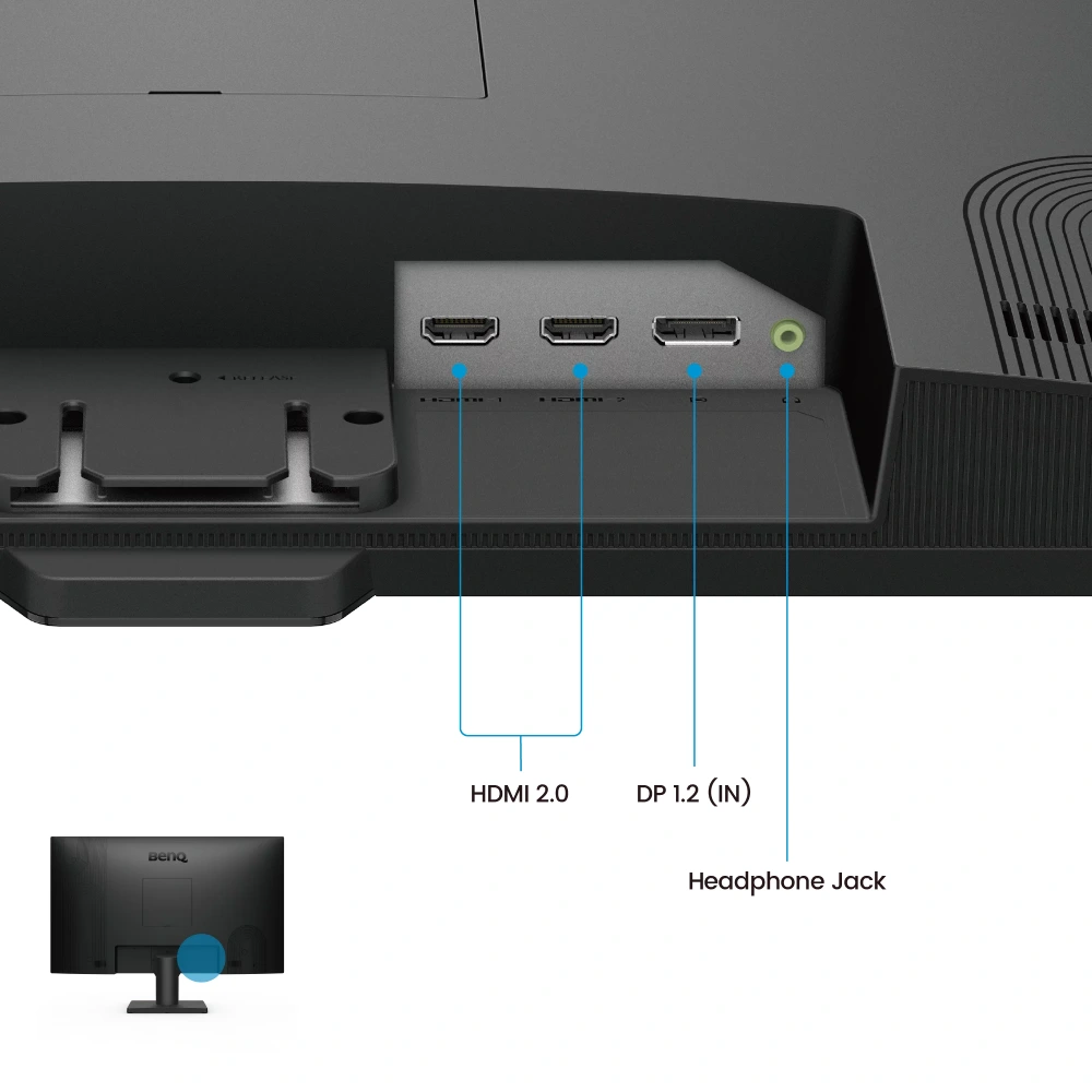 BenQ 27" LED Monitor IPS Panel 2K 100Hz With 2 HDMI | DP | Speaker (GW2790Q) view 4